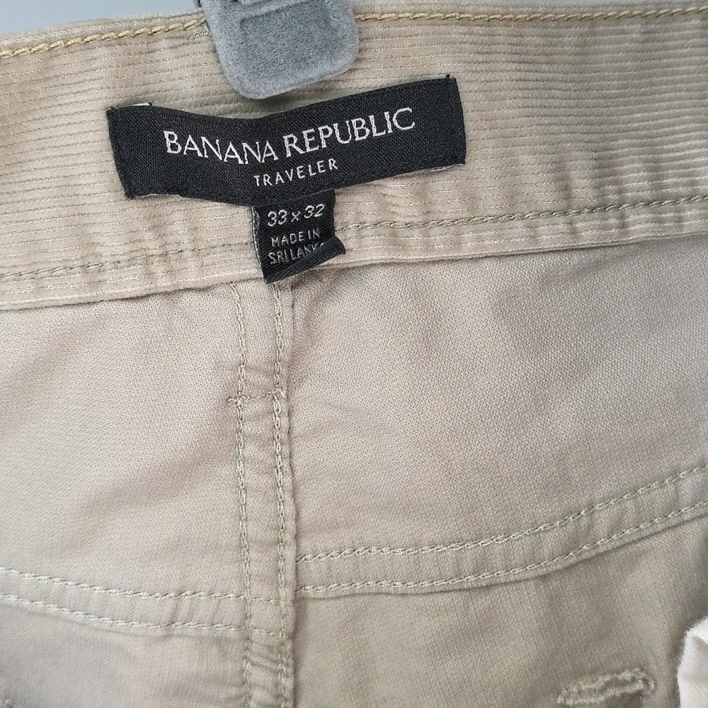 banana republic Traveler Corduroy Pant 33x32 Msr34Light Outdoor Gorpcore Classic